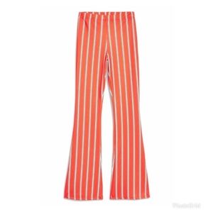 NWT Topshop Striped Flare Trousers